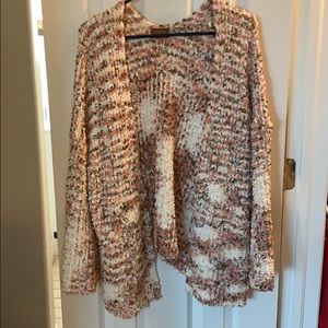 Boutique Orange and Brown cardigan